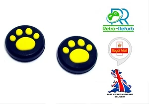 Black With Yellow Paw Animal Crossing Inspired Nintendo Switch Thumb Grip