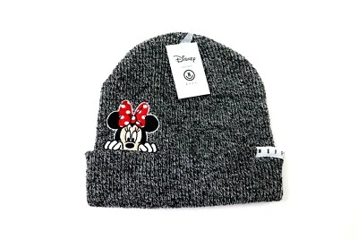 Gorro gris con puños Neff Disney Collection Minnie Mouse Peek nuevo con etiquetas Foto 1 de 4