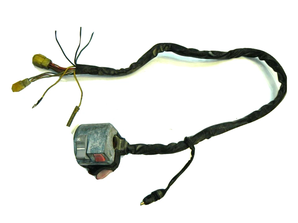 Interruptor de sirena de bocina de luz de cabeza izquierda 1992 Kawasaki KZ1000 P Police Foto 1 de 4