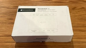 Monoprice 36656 Thunderbolt 3 USB-C Dual DisplayPort Dock Docking Station - Afbeelding 1 van 5