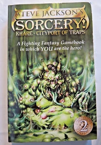 Steve Jacksons Sorcery Fighting Fantasy 2 Khare Cityport of Traps 11 Buch - Bild 1 von 3