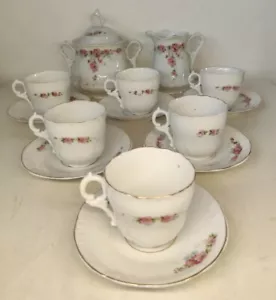 Rare Service À Thé Ou Café Altwasser Silesia C.T. décoration Vintage collection - Foto 1 di 9