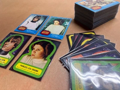 1977 Topps Star Wars Blue - Luke Skywalker - Juego completo 1-66 + lote de 11 cartas Foto 1 de 4