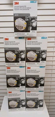 Expired 9/22- 3M 8210 N95 - 7 BOXES - 140 MASKS TOTAL -  Respirator Construction - Image 1 of 4