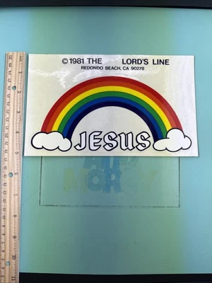 Vintage 80’s Sticker - Religious - Image 1 of 4