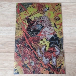 Invincible Universe Battle Beast #1 Virgin Foil Jonboy Meyers Dallas Fan Expo - Picture 1 of 11