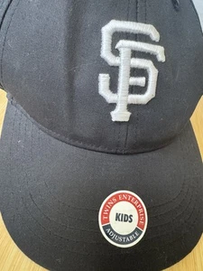 BRAND NEW KIDS YOUTH BLACK SF GIANTS SAN FRANCISCO MLB HAT CAP MLB BASEBALL BOYS - Picture 1 of 6