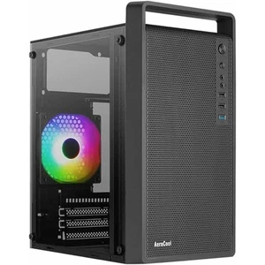 Case computer desktop ATX Aerocool PGS CS-109-G-BK-v1 FRGB Nero - Bild 1 von 1