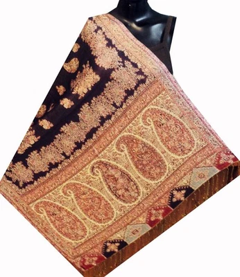 GIFT FOR GIRL SILK PASHMINA WOMEN JAMAVAR CASHMERE SHAWL WRAP THROW STOLE SCARF - Image 1 of 4