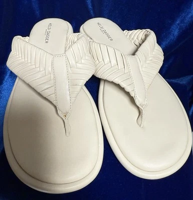 Sandálias trançadas Kelsi Adaga 9 Brooklyn concha de maré nova sem caixa Ret. US$ 130 - Imagem 1 de 4