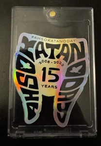 Ahsoka Tano Day RARE Hologram Sticker Card 15th Anniversary Exclusive HTF 🔥 - Picture 1 of 3