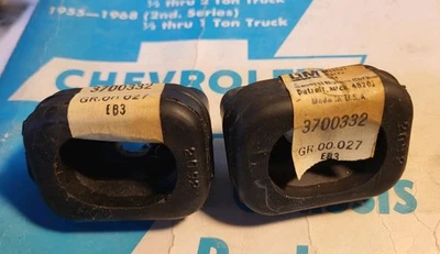 Corvette C1  Engine Mount LOWER (2) 1953-62 NOS GM# 3700332 - Image 1 of 4