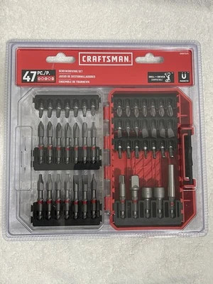 *NEW* CRAFTSMAN Screwdriver Steel Drill Bit Set (47-piece) - Image 1 of 4