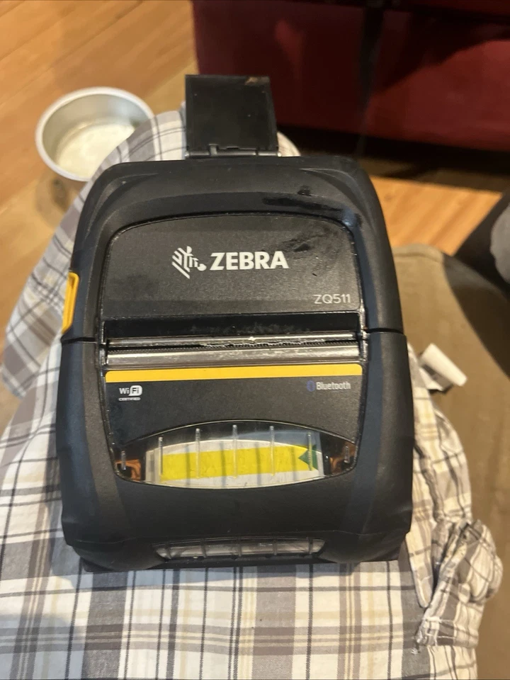 Zebra ZQ511 Mobile Bluetooth Wi-Fi Thermal Printer ZQ51-BUW0000-00 /w Battery - Image 1 of 1