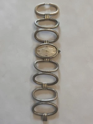 Vtg Bucherer Sterling Silver 925 Mechanical Watch Swiss Movement 17 Jewels 3 Adj - Image 1 of 4