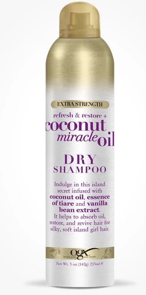 OGX Extra Strength Refresh Restore+Dry Shampoo,Coconut Miracle Oil,5 Oz-  New! - Image 1 of 1
