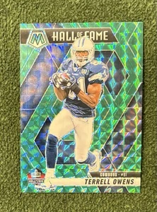 2025 Panini Mosaic TERRELL OWENS #297 Hall of Fame Green Prizm Cowboys - Picture 1 of 2