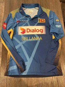 Herren Mas Holdings Sri Lanka Cricket Team L/S Polo Trikot Shirt XL - Bild 1 von 1