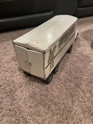 "Semirremolque Tonka Green Giant #650-6 1954 de colección original con desgaste de juego 24"" de largo" Foto 1 de 4