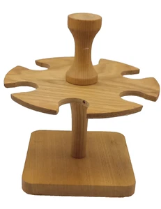 Pfeifenständer Ständer Caddy Display 5 Plätze Holz Tabakhalter Norleans Japan - Bild 1 von 7