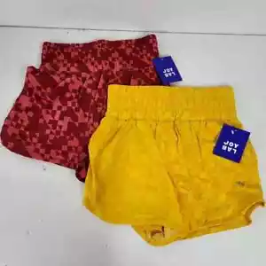 Neu! Joylab Damen-Hochhaus-Laufshorts Größe XXS 2ERer-Set - Bild 1 von 10