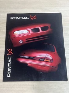 Pontiac 1996 folleto de ventas de 24 páginas Bonneville Grand Am GT Sunfire Firebird Prix - Imagen 1 de 5