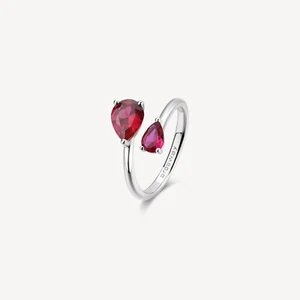 BROSWAY FANCY ANELLO DA DONNA IN ARGENTO 925 E ZIRCONI FPR115C PASSION RUBY N.16 - Foto 1 di 5