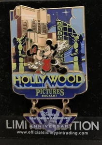 Disney's California Adventure 5th Anniversary Hollywood Mickey Minnie Disney Pin - Picture 1 of 2