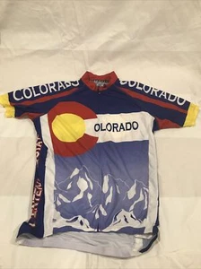 Canari Colorado Cycling Jersey Mens Medium Full Zip NWOT - Picture 1 of 2