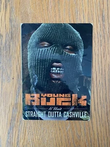 G-Unit Young Buck RARO Pegatina Promocional 2004 Straight Outta Cashville Hip Hop Rap - Imagen 1 de 4