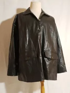 Sz 1X Black Lightweight Jacket. Women’s Vinyl Coat, Sweet Generis New - Picture 1 of 8