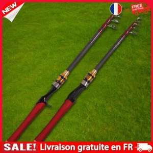 Telescopic Fishing Rod Carbon Fiber Carp Fishing Rod for Bass Pike Carp Fishing - Photo 1/30