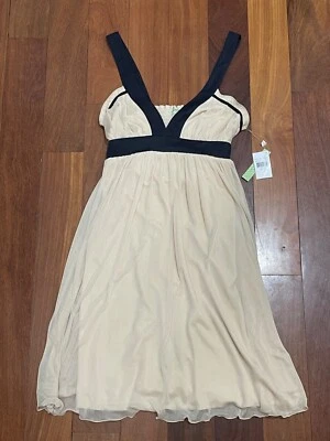 NWT New Jonathan Martin Juniors Size 5 6 Dress Ivory Cream Sleeveless Greek - Image 1 of 4