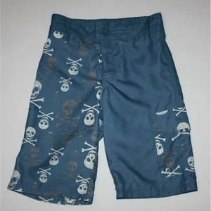 Gymboree Swim Shop Boy's Swimwear Skull Trunks Swimming Shorts size 6 - Picture 1 of 1