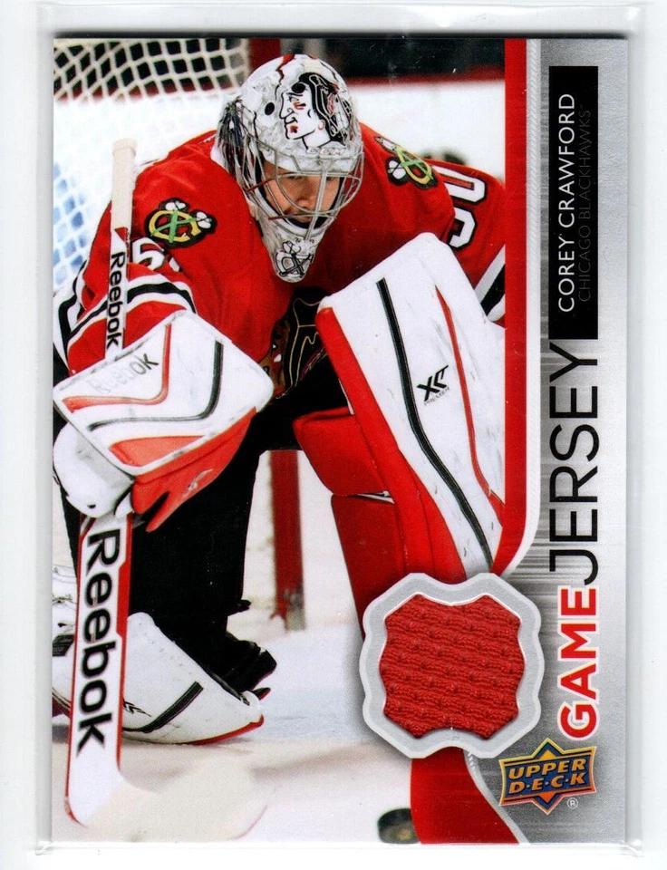 2014-15 Upper Deck Game Jerseys #GJCC Corey Crawford 1D - Image 1 of 1