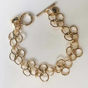 New 7.5" Talbots Heart Charm Bracelet Gift Fashion Women Party Vacation Jewelry - Picture 1 of 4