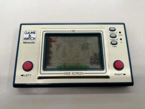 NINTENDO GAME AND & WATCH Fire Wide Screen 1981 Direct - aus Japan selten benutzt - Bild 1 von 2