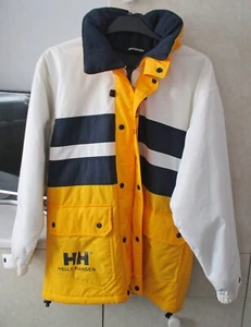Helly-Hansen Ski/Segeln wasserdichte Jacke Hi Vis gelb/weiß Medium Fit - Bild 1 von 6