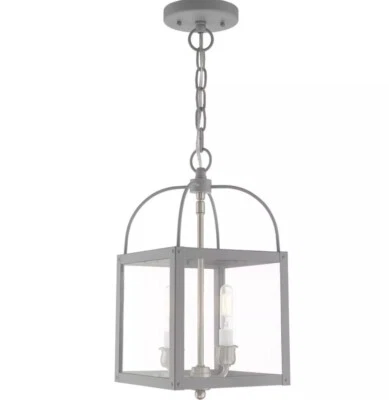 Livex Lighting 4041-80 Milford Mini Pendant Nordic Gray - Image 1 of 2