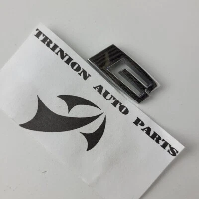 2004-2007 Chevrolet Malibu emblema porta-malas traseiro placa de identificação letra B APENAS cromado fabricante de equipamento original - Imagem 1 de 4