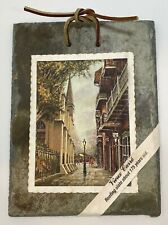 Antique New Orleans PIRATES ALLEY Vieux Carre' Slate Roofing Tile 175+ Years Old