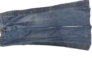 Two-Bit International hellblau gewaschen weites Bein Jeans Größe 15 Junior/Damen - Bild 1 von 11