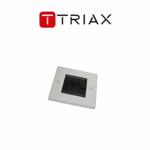 Cable triax 1 banda ordenado policarbonato módulo único blanco con cepillos 304241 - Imagen 1 de 2