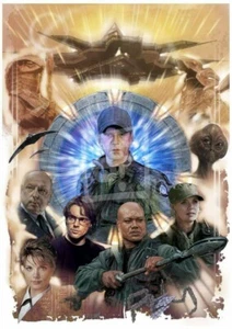 Stargate Sg1 A3 Artprint beautifully drawn by jason fletcher high quality poster - Picture 1 of 1