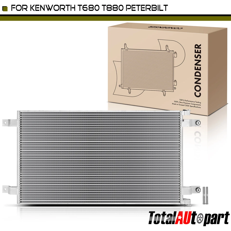 Nuevo condensador de aire acondicionado aire acondicionado con soporte para Kenworth T680 Peterbilt 567 Foto 1 de 4