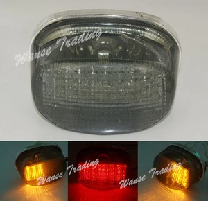 Tail Turn Signals Led Light Smoke Fit 2005 2006 2007 2008 SUZUKI Boulevard M50 - Picture 1 of 5