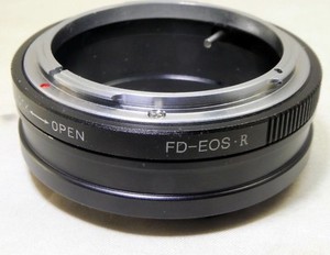Canon FL FD Lens mount adapter to EOS R Full frame Mirrorless Camera adapter 