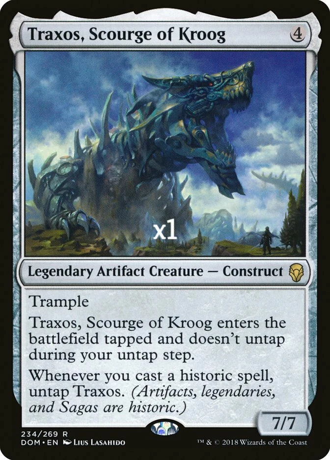 MTG Dominaria DOM Traxos, Scourge of Kroog MINT - Image 1 of 1