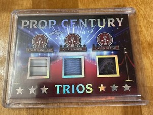 ADAM SANDLER CHRIS ROCK DAVID SPADE WORN RELIC CARD /5 LEAF SAT NIGHT LIVE