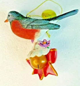 DANBURY NEUWERTIG SONGBIRD WEIHNACHTSORNAMENT ROBIN - Neuwertig - Bild 1 von 3
